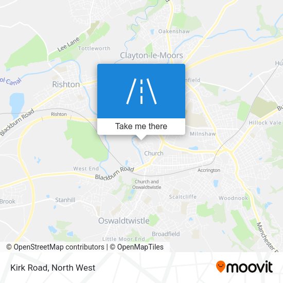 Kirk Road map
