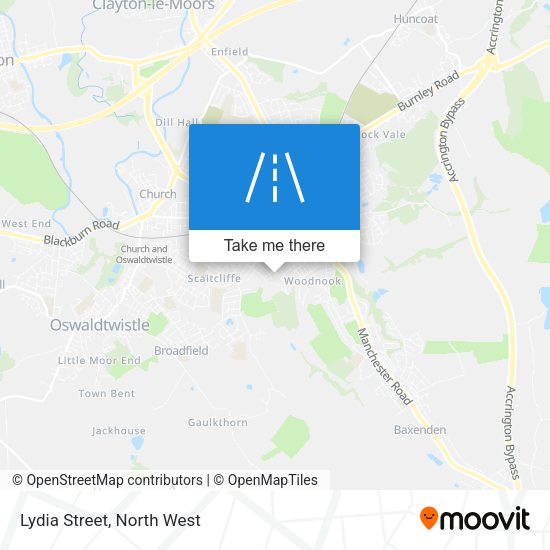 Lydia Street map