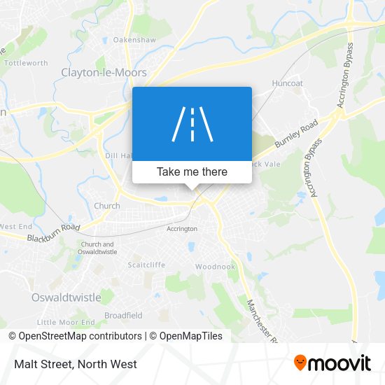 Malt Street map
