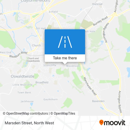 Marsden Street map