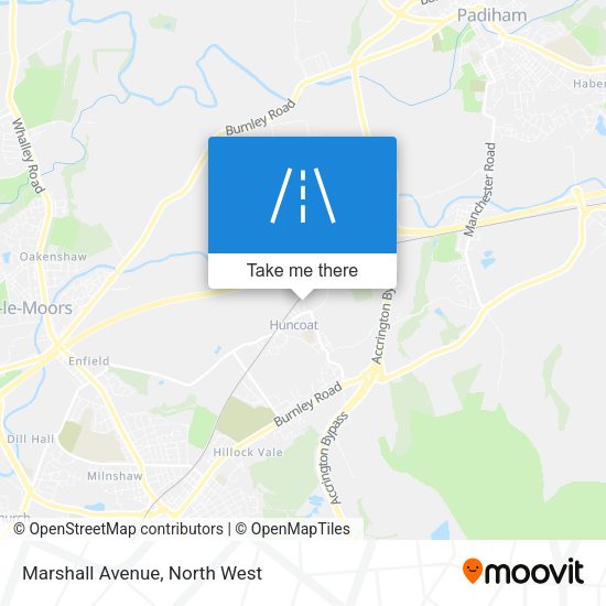 Marshall Avenue map