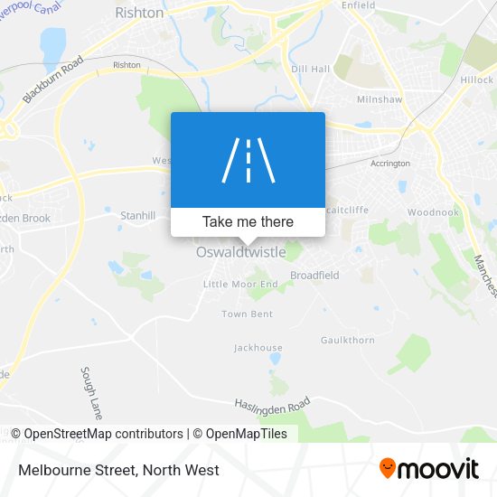 Melbourne Street map