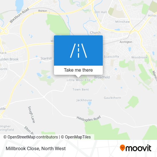 Millbrook Close map