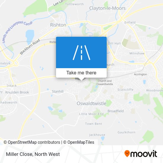 Miller Close map