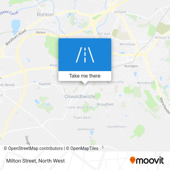 Milton Street map