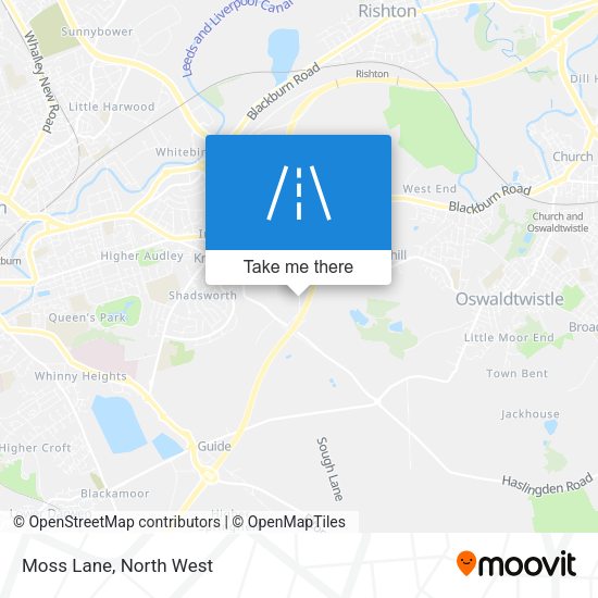 Moss Lane map
