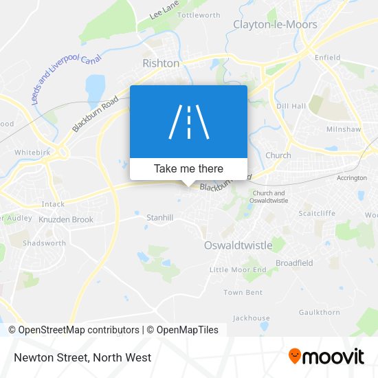 Newton Street map