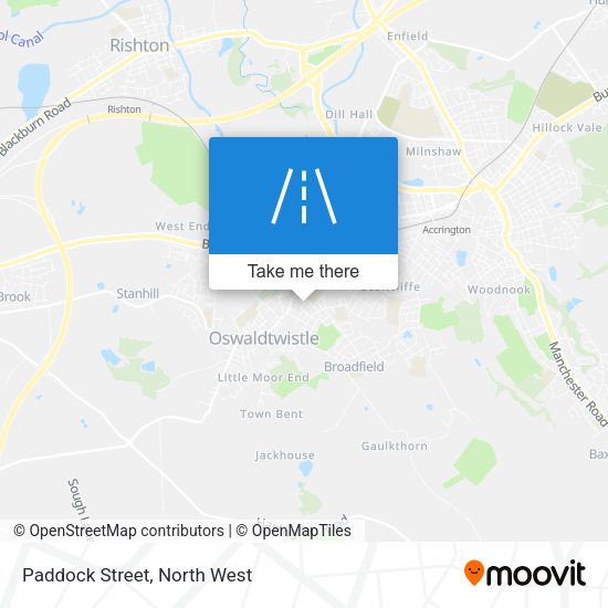 Paddock Street map