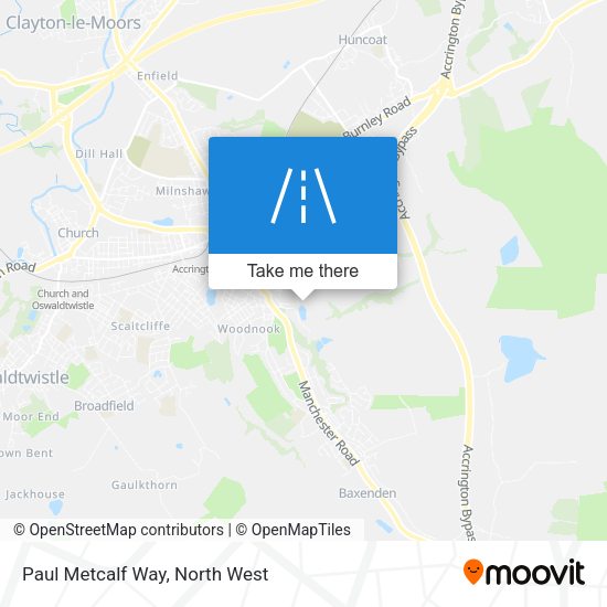 Paul Metcalf Way map