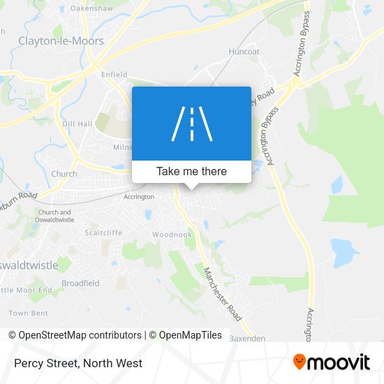 Percy Street map