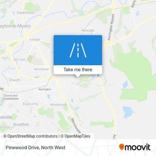 Pinewood Drive map