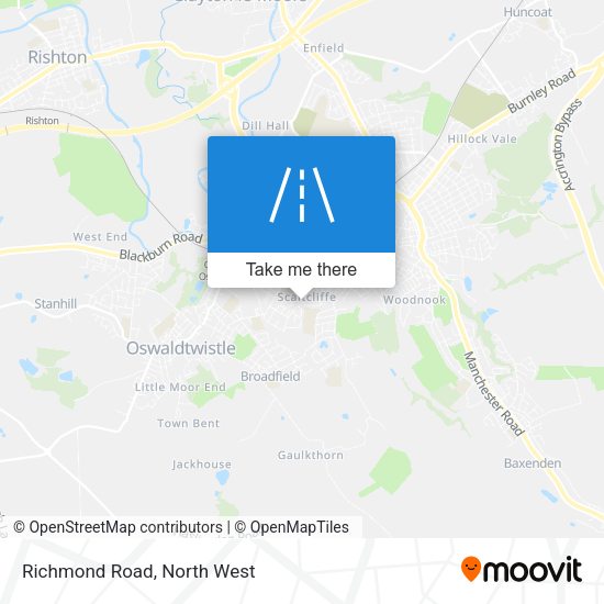 Richmond Road map
