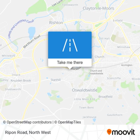 Ripon Road map