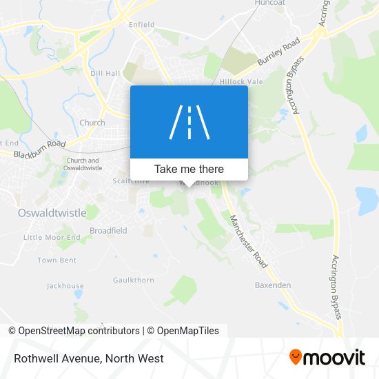 Rothwell Avenue map