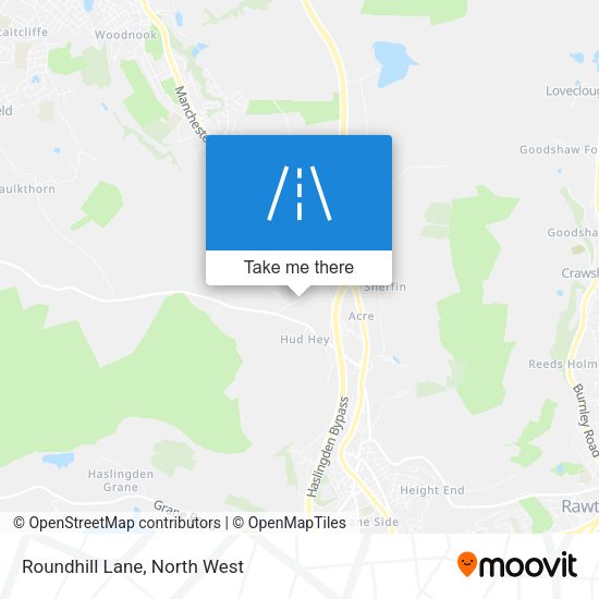 Roundhill Lane map