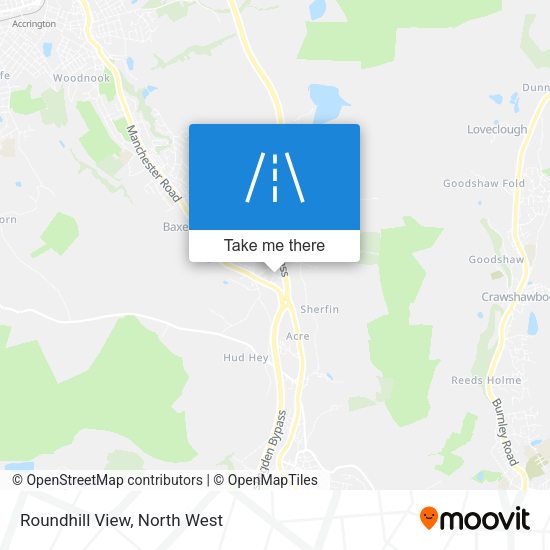 Roundhill View map