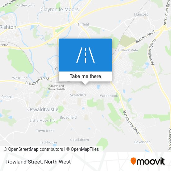 Rowland Street map