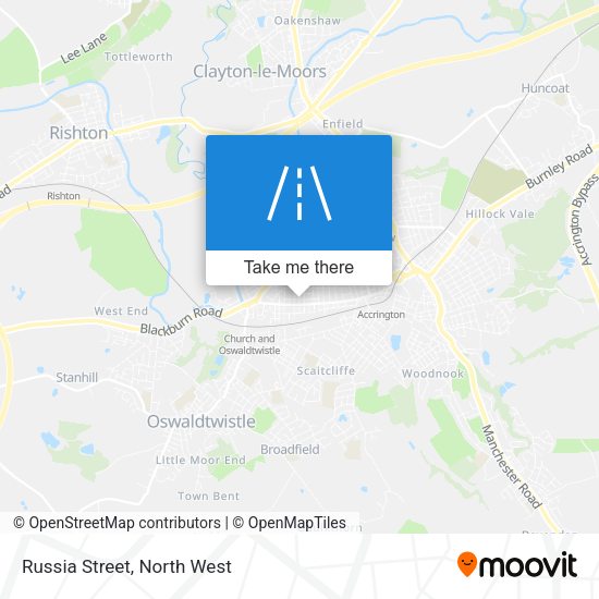 Russia Street map