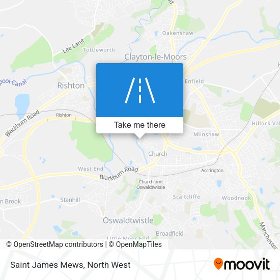Saint James Mews map