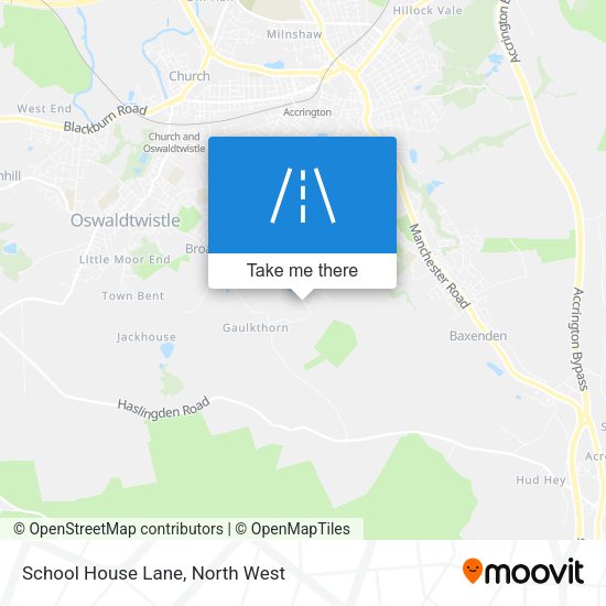 School House Lane map