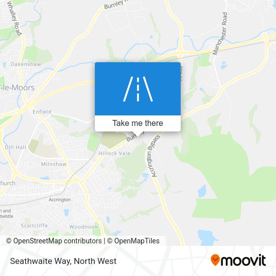 Seathwaite Way map