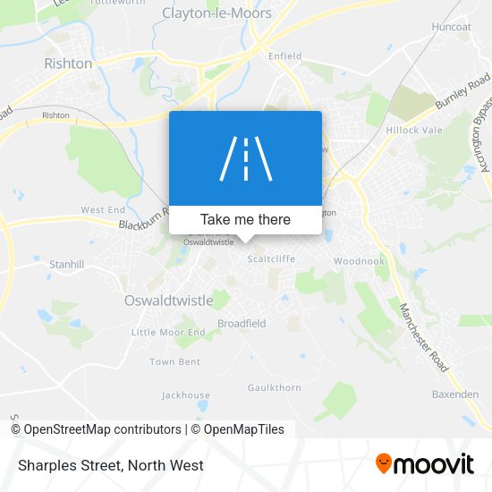 Sharples Street map