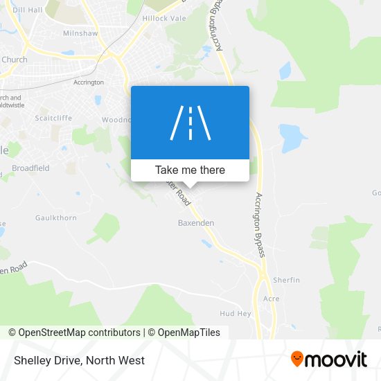 Shelley Drive map