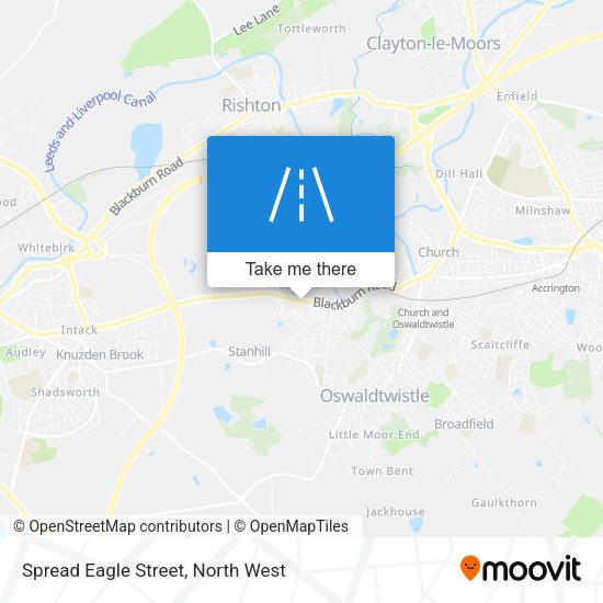 Spread Eagle Street map