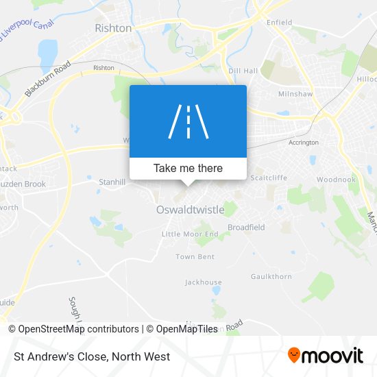 St Andrew's Close map