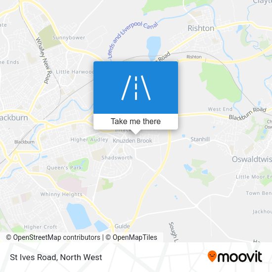 St Ives Road map