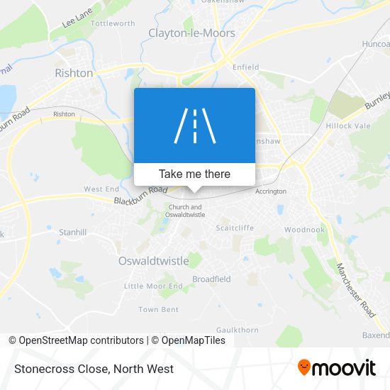 Stonecross Close map
