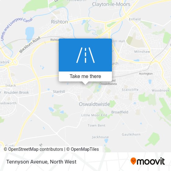 Tennyson Avenue map