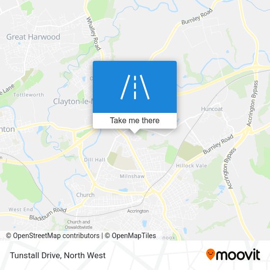 Tunstall Drive map