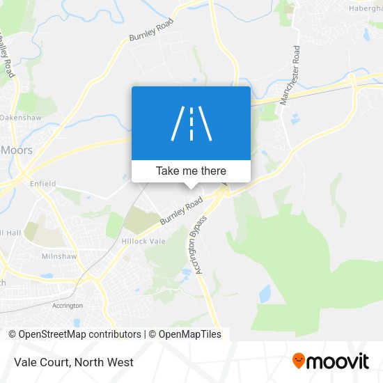 Vale Court map