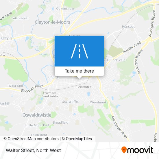 Walter Street map