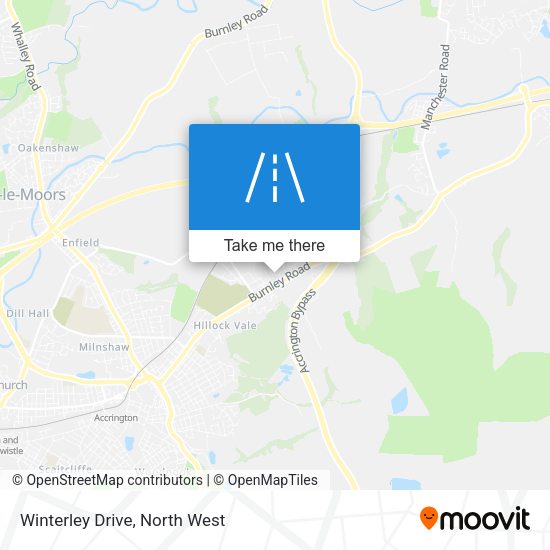 Winterley Drive map