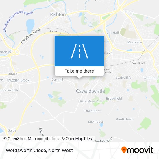Wordsworth Close map