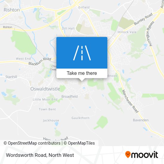 Wordsworth Road map