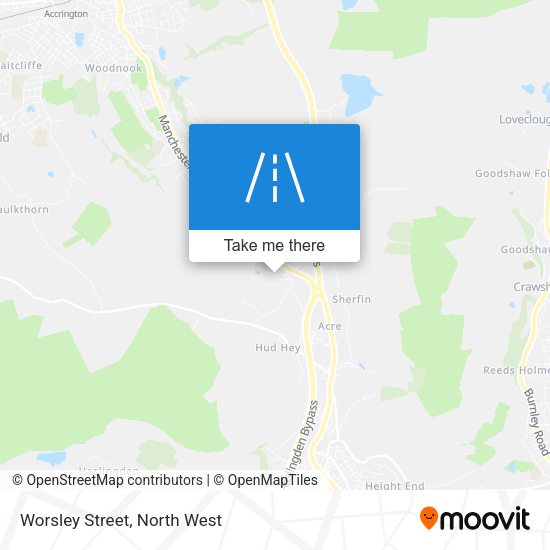 Worsley Street map
