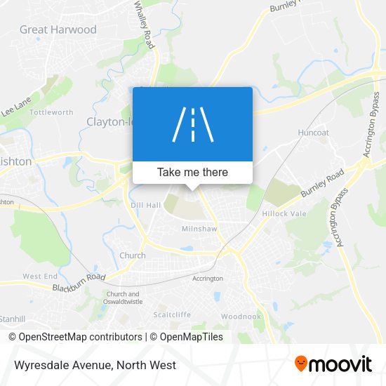 Wyresdale Avenue map
