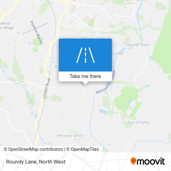 Roundy Lane map