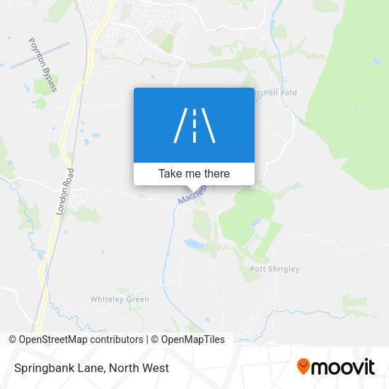 Springbank Lane map