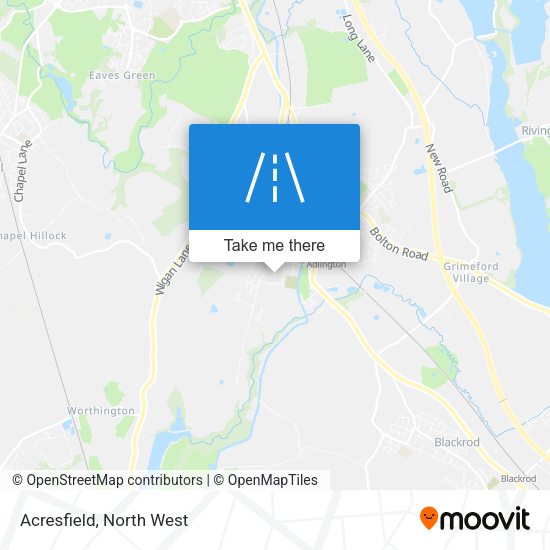 Acresfield map
