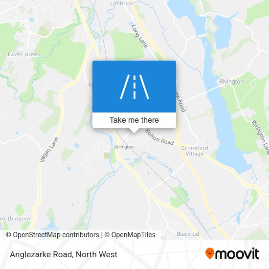 Anglezarke Road map