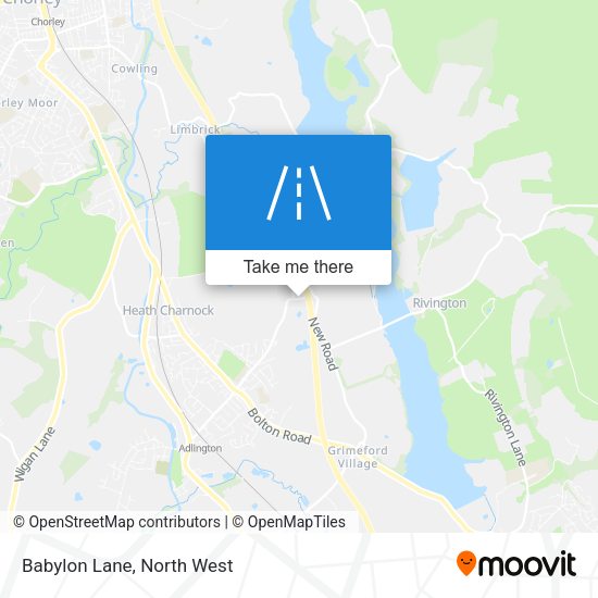 Babylon Lane map