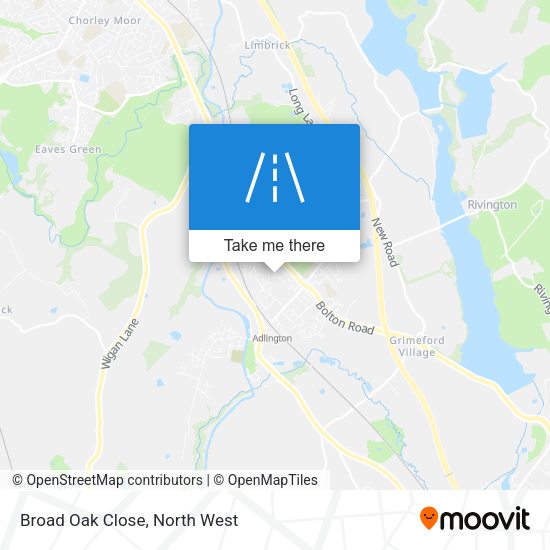 Broad Oak Close map