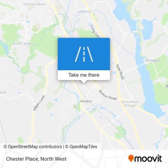 Chester Place map