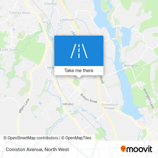 Coniston Avenue map