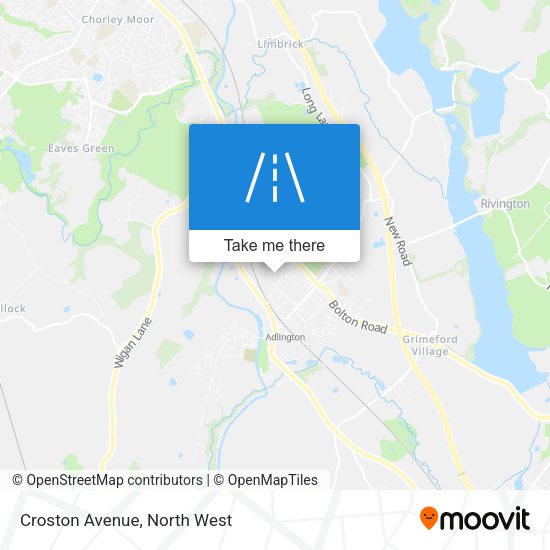 Croston Avenue map