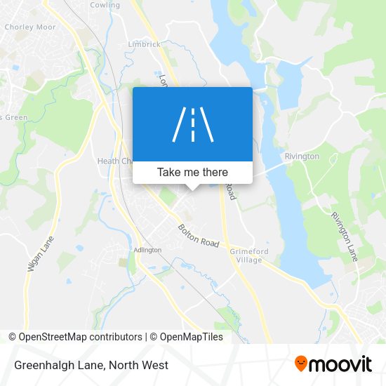 Greenhalgh Lane map